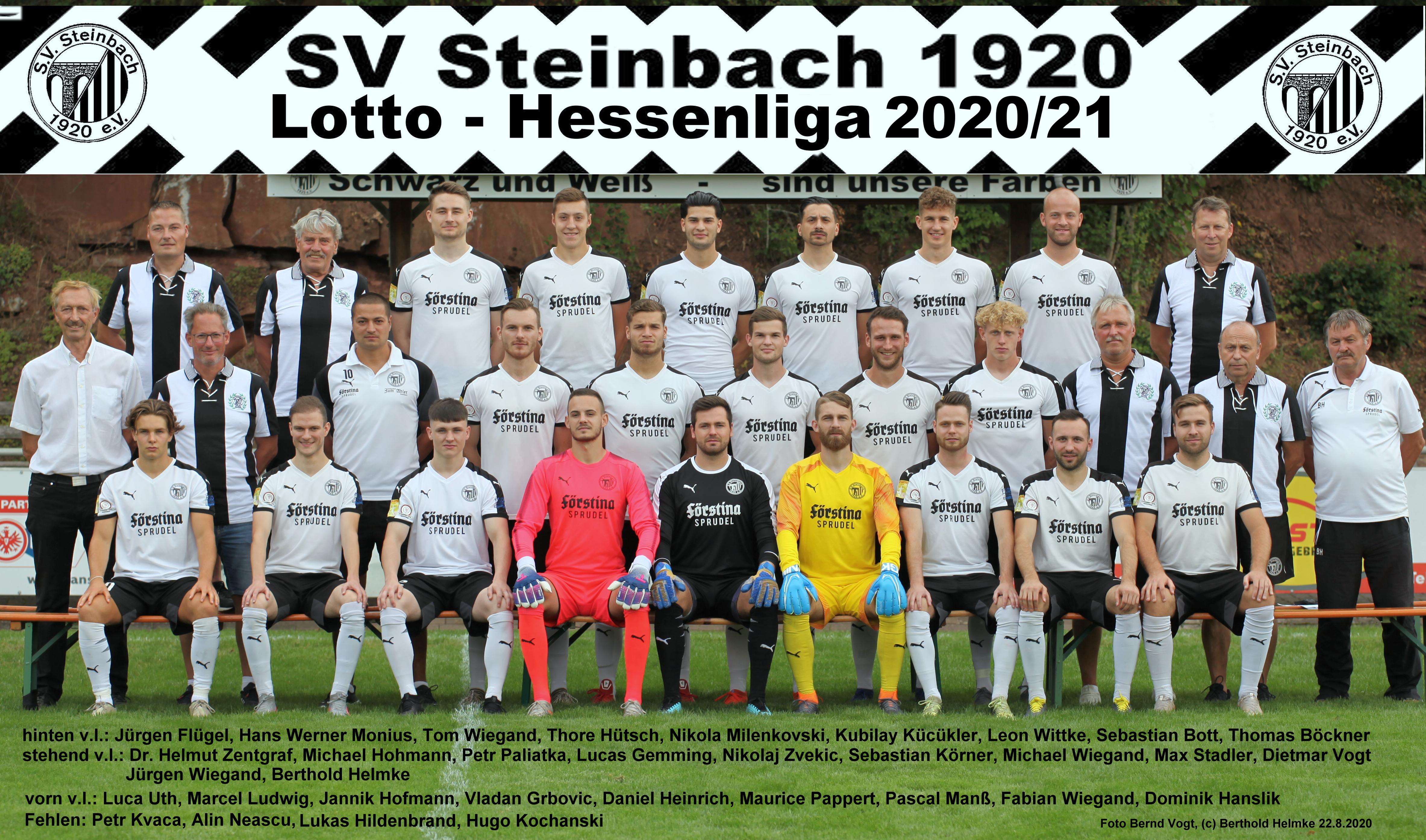 Teamfoto Hessenliga 20-21  22.8.20 Namen