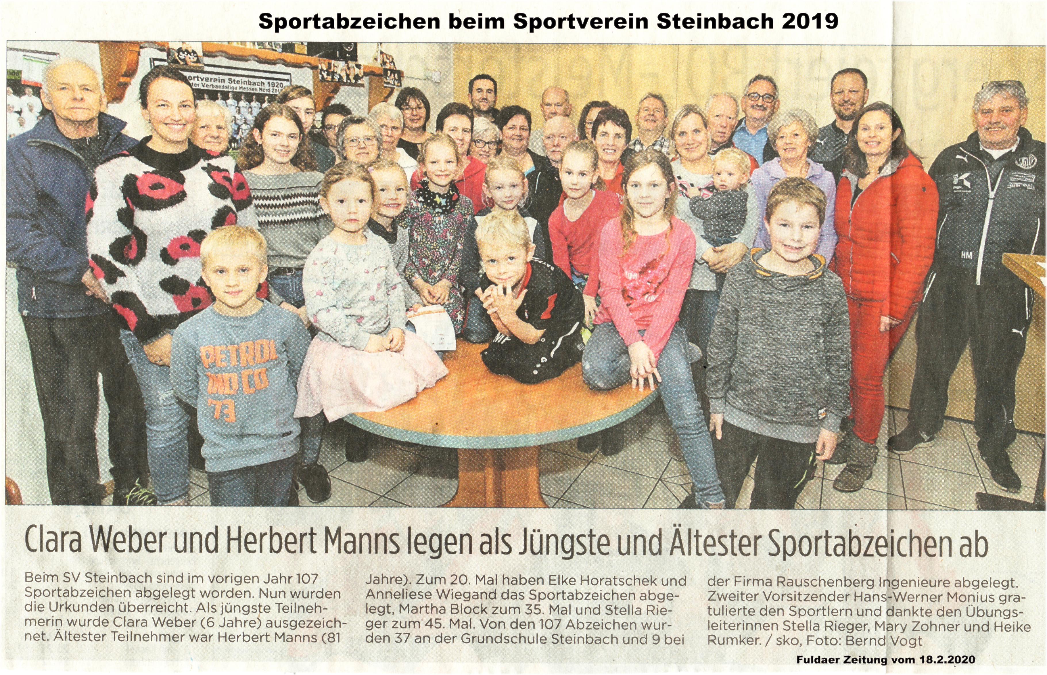 Sportabzeichen 2019