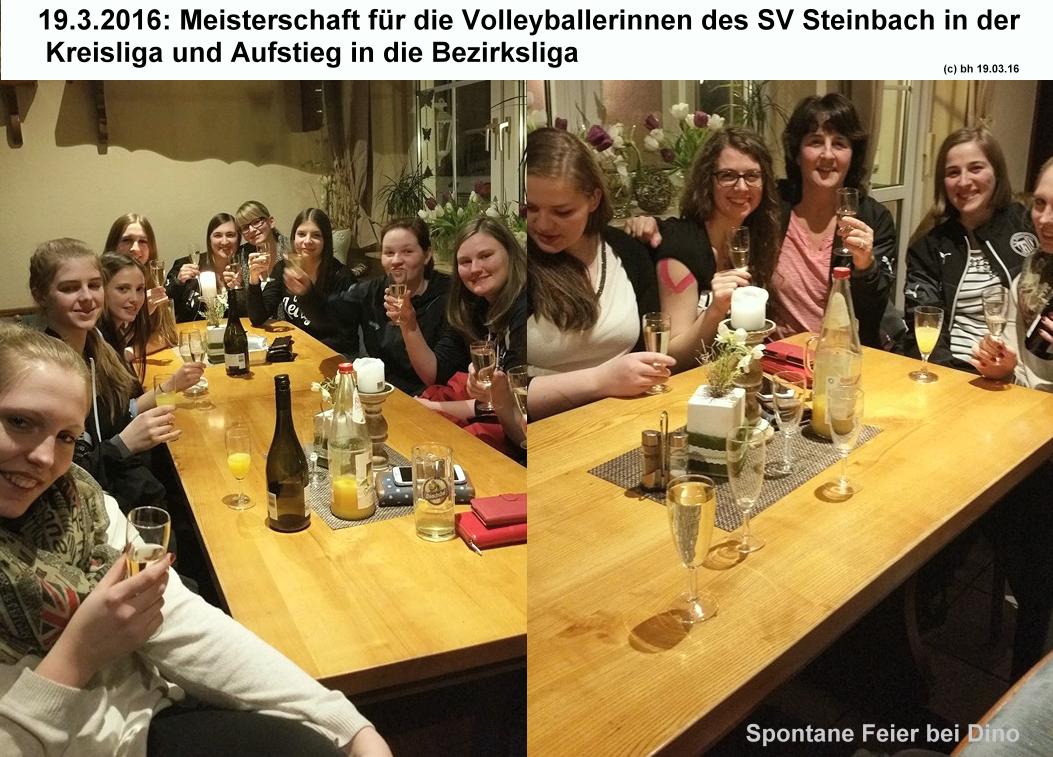 Volleyball Meisterschaft bei Dino 19.3.16